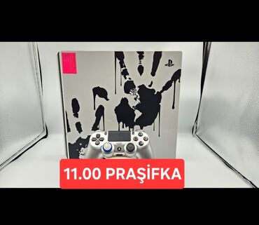 PS4 (Sony Playstation 4): Playstation 4 pro death stranding limited edition ideal vəziyyətdə