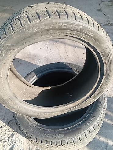 Шины: Шины R 18, Зима, Б/у, Легковые, Hankook — 4