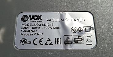 zepter usisivac na vodu: VOX SL121B 1400W usisivač, bukvalno kao nov, jako je malo korišćen — 2