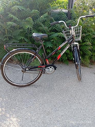 boyuk velosiped: İşlənmiş Şəhər velosipedi Stels, 28", sürətlərin sayı: 1, Ünvandan götürmə — 3