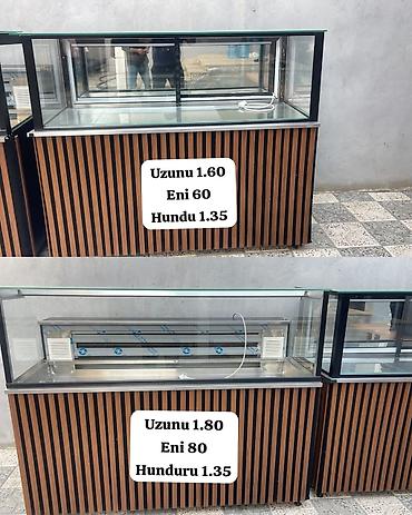 Vitrin soyuducu satilir her biri 1000azn. Unvan bulbule Nigaz