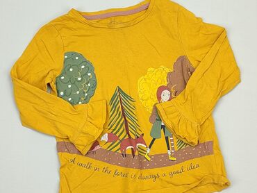 żółta bluzka dla dziewczynki: Блузка, Little kids, 5-6 р., 110-116 см, стан - Хороший