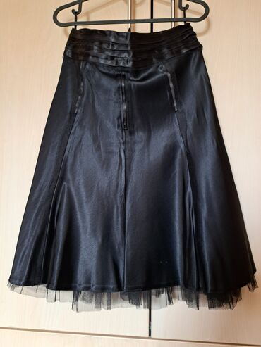duboke suknje i kosulje: M (EU 38), Midi, color - Black