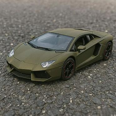 audi rs7: Lamborghini aventador military green kolekcionarski model. lamborghini — 1