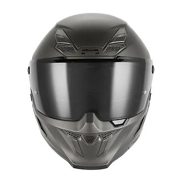 strom swm 300: Integralna moto kaciga – tamno siva, aerodinamičnog sportskog dizajna — 2