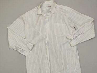 białe eleganckie bluzki z długim rękawem: Koszula Damska, L, stan - Dobry
