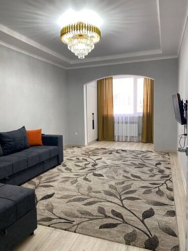 квартира токмок купить: 2 бөлмө, 67 кв. м, 106-серия жакшыртылган, 3 кабат, Евроремонт