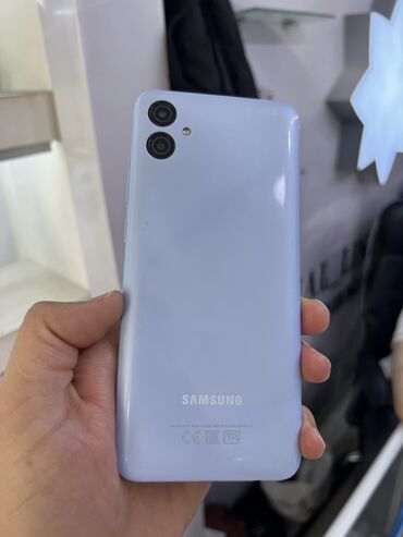 samsung z350: Samsung Galaxy A04e, 64 GB, rəng - Göy, İki sim kartlı