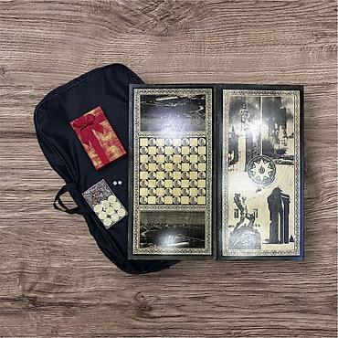 №: 13998 Məhsulun adı: Nərd dəsti, diktdən hazırlanmış, gözəl dizayn