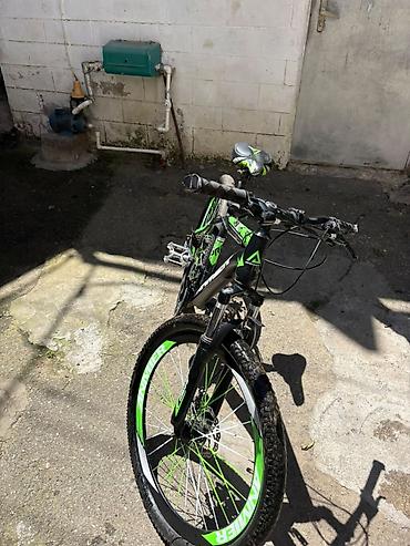 кассета: Anmier dağ velosipedi - Ölçü: 26” təkərlər - Rəng: qara-yaşıl — 3