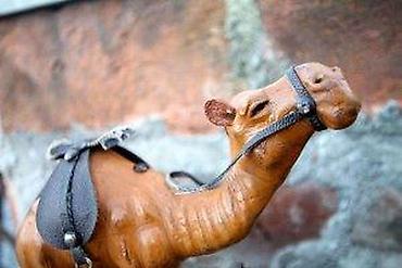 Figure: Vintage KOŽNA figura KAMILE. Handmade. ORIGINAL made in Egypt. Vintage — 7