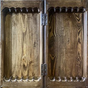 Настольные игры: Набор настольных игр 3-в-1 из натурального дерева с резьбой — 16