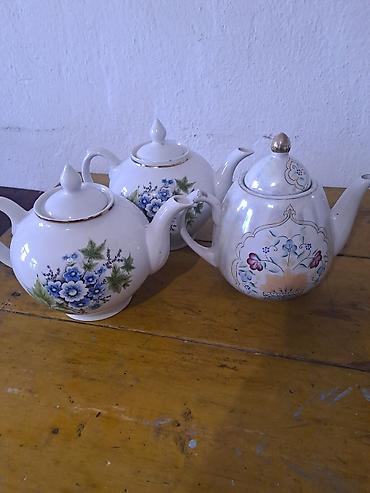 Чайники: Фарфоровые чайные сервизы и заварочные чайники с ручной росписью — 1