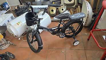 2 tekerli scooter: Uşaq velosipedi “Classic Super Sport” modeli. Qara rəngli çərçivəyə — 1