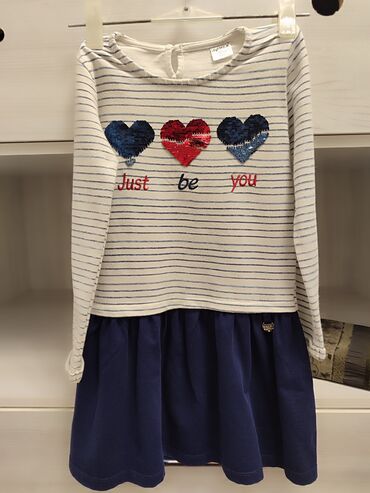 Платья: Детское платье, цвет - Белый, Б/у — 8