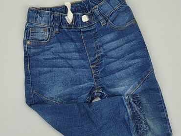 czarne szerokie spodnie z dziurami: Jeans, So cute, 1.5-2 years, 92, condition - Good