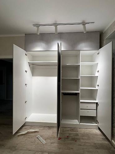 Кухонные гарнитуры: Кухонный гарнитур, Новый, цвет - Серый, ДСП, Бесплатная доставка — 17