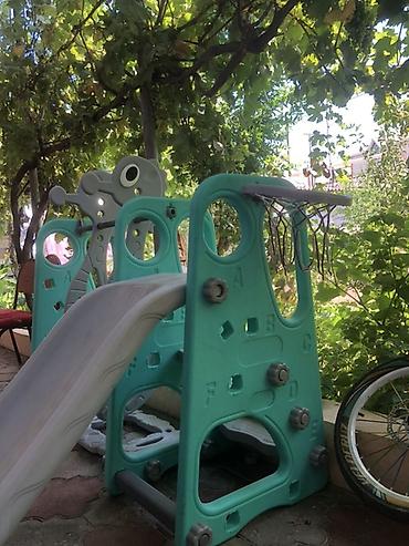 oyuncaq ekskavator: Uşaq üçün çoxfunksiyalı oyun komplekti - 3-ü 1-də konstruksiya: slayd — 1