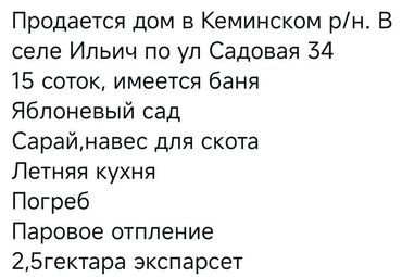 дом каракол куплю: Дом, 15 м², 4 комнаты, Собственник