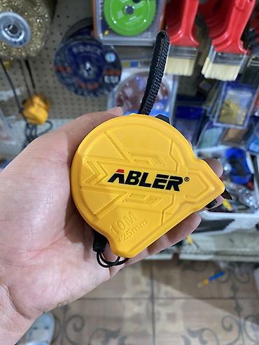 Инструменттер: Рулетка измерительная ABLER - Длина ленты: 10 м - Ширина ленты: 25 мм — 1