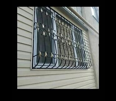 Сварка: Кованые решетки на окна - Материал: сталь, сварные вертикальные — 19
