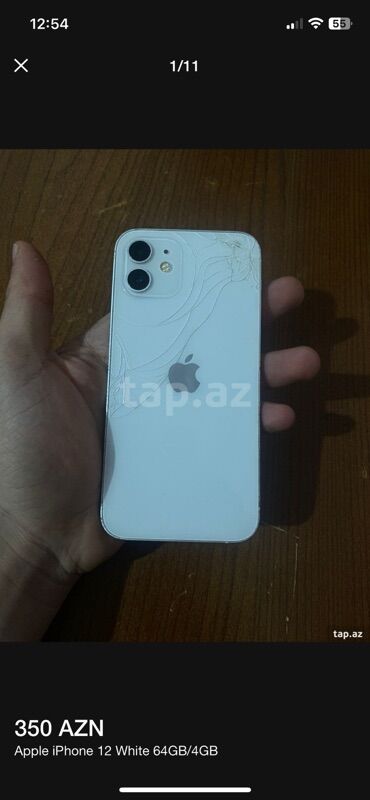 Apple iPhone: IPhone 12, 64 GB, Ağ — 11