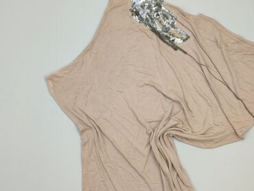 beżowa bluzki oversize: Blouse, S (EU 36), condition - Good