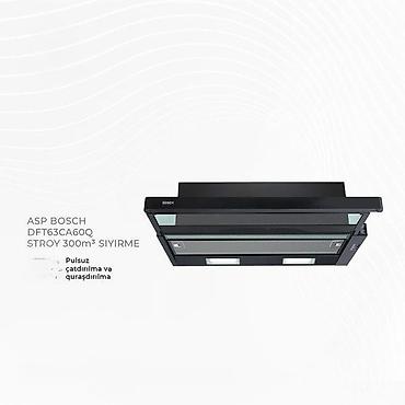 Aspiratorlar: Aspirator "Bosch DFT63CA60Q (Qara, Sürüşdürülən, 300m³/saat)" ✅ Brend — 1