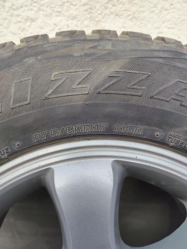 139: 275/65R17 Комплект колес Toyota на оригинальных литых дисках. Состав — 5