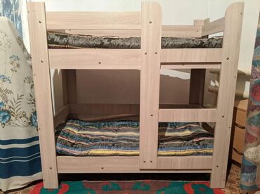 кровати 2х ярусные: Детская 2х ярусная кровать размер 160 см х 65 см 2 матраса 2