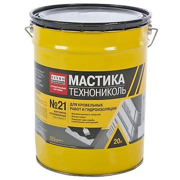 для сушки: Мастика ТЕХНОНИКОЛЬ №21 (Техномаст), битумно-полимерная, для — 1