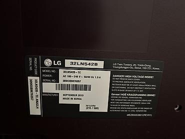 son model tv: İşlənmiş Televizor LG LED ekran 32" Ünvandan götürmə — 2