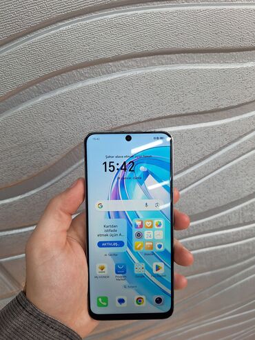 Honor: Honor X8a, 128 GB, rəng - Boz, Sensor, Barmaq izi, İki sim kartlı