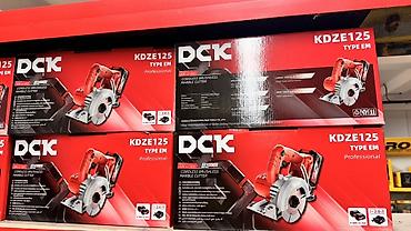 резка камня: Аккумуляторный бесщёточный резчик по камню DCK KDZE125 Type EM — 1