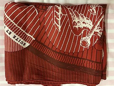 bordo şalvar: Hermès ipək yaylıq – “Suite et Poursuite” - Brend: Hermès Paris — 4