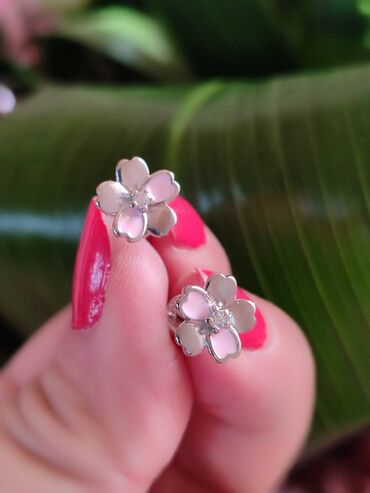 argento felice nakit: Screwback earrings, Material: Silver