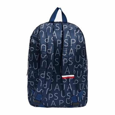 Rukzaklar: USPA naxışlı bel çantası (ryukzak) - Rəng: tünd göy/qaraya yaxın, boz — 9