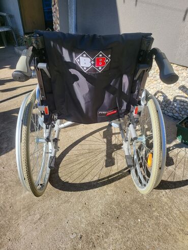 Invalidska kolica: Invalidska (ručna) kolica – aluminijumski ram - Stabilna, lagana — 7