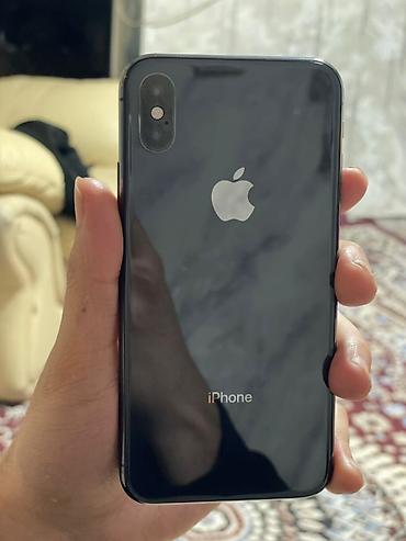 Apple iPhone: IPhone X, Б/у, 64 ГБ, Черный, Чехол, 72 % — 9