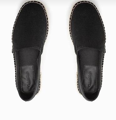 calvin: Calvin Klein original kişi espadrili – qara rəng Ölçü: 42(40-41 — 3