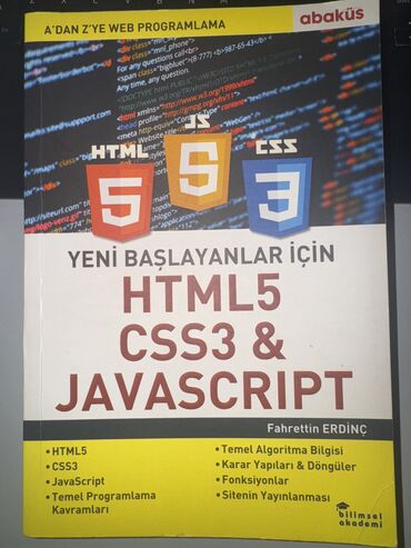 Tədris ədəbiyyatı: HTML 5, CSS3 & JavaScript kitab