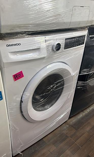 Daewoo: Daewoo ön yükləməli paltaryuyan maşın - Rəng: ağ - Ön yükləmə, iri — 1