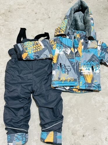 купить конверт на выписку зима: Комплект, цвет - Серый, Б/у