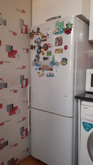 Nehrə aparatları: 2 qapılı LG Soyuducu Satılır, rəng - Ağ