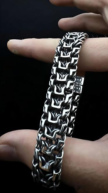 Браслеты: Браслет, Проба 585, Мужские, Новый, Ручная работа — 16