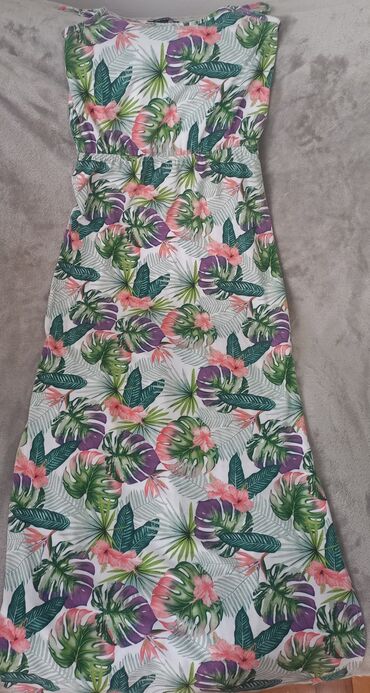 Haljine: Set ženske haljine – 4 komada 1) Roze letnja haljina sa cvetnim — 4