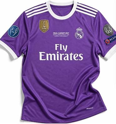 idman forma: Dəst. Köynək Şortik.Real Madrid 2017 final xüsusi dizaynlı futbol — 1