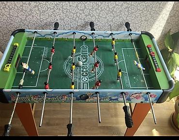 bilyard masasi: Uşaq və ailə üçün masa futbolu (foosball) oyunu - Rəngli dizaynlı — 2