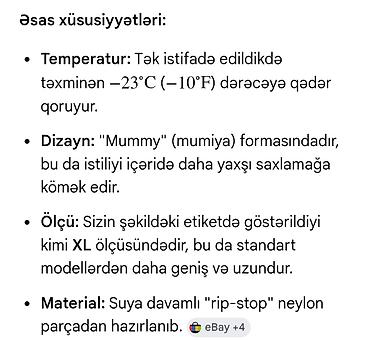 Çadırlar: Tennier (Brookwood) Modular Sleeping Bag – Intermediate Cold - Model — 4