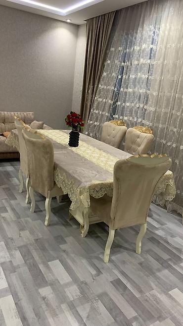 masa satisi: Klassik üslubda yemək otağı dəsti Yeni alınıb otağda çox yer tutur — 2